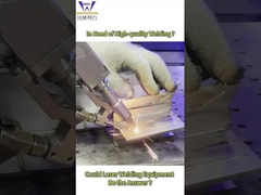 Легкая портативная одноколесная лазерная сварочная машина для сварки 4 мм алюминия