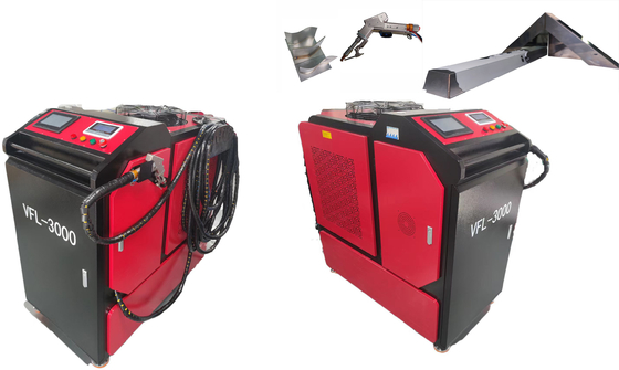Хорошая цена. 3000w промышленная лазерная сварочная машина интегрированная ручная охлаждение водой онлайн