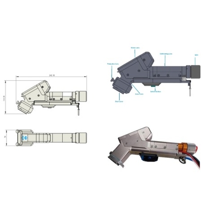 Хорошая цена. 2000W High-tech Handheld Single Motor Laser Cleaner with CW Laser Output Mode онлайн